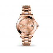 MONTRE LACOSTE FEMME SILICONE CHAMPAGNE ET DOREE