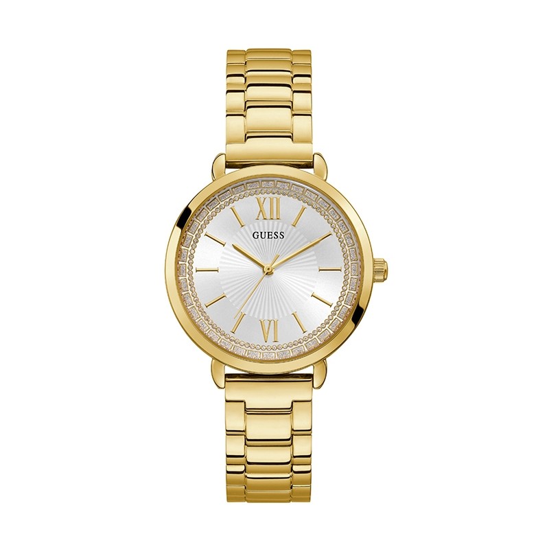 Montre Ladies Dress Guess en acier doré W1231L2