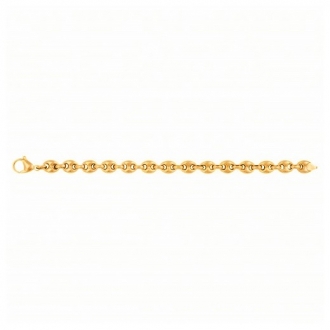 Bracelet grains de café Phebus acier doré 35-0952