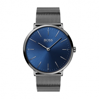 Montre Horizon Hugo Boss acier noir