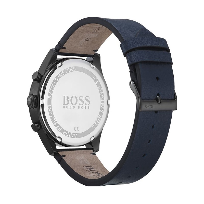 Montre Pioneer Hugo Boss cuir noir 1513711