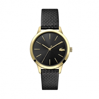 Montre Prenium 12.12 Lacoste cuir noir 2001090