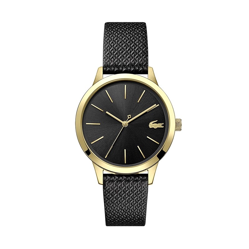 Montre Prenium 12.12 Lacoste cuir noir 2001090