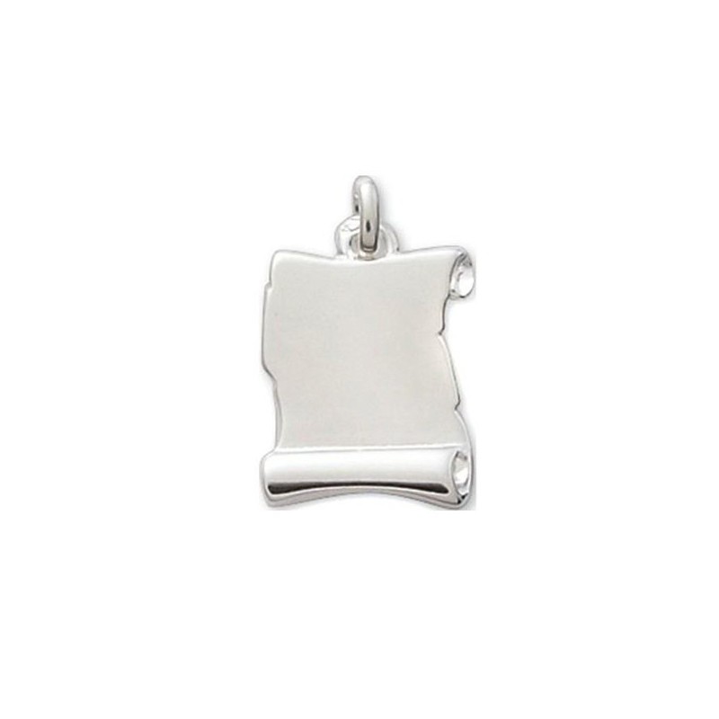 Pendentif parchemin Carador argent 925/000