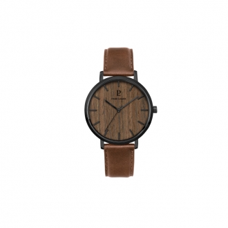 Montre homme Pierre Lannier cuir brun 241D384