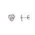 Boucles d'oreilles Xyris Carador en or blanc 375/000 et diamant