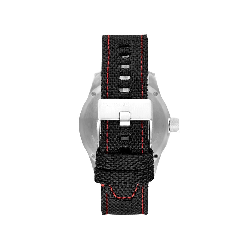 Coffret montre Rasp NSBB Diesel noire et rouge DZ1906