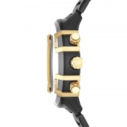 Montre Griffed Diesel acier noir et doré DZ4525 Montre Griffed Diesel acier noir et doré DZ4525