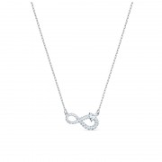 Collier Infinity Swarovski en métal argenté 5520576 Collier Infinity Swarovski en métal argenté 5520576
