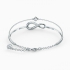 Bracelet-jonc Infinity Swarovski en métal argenté 5520584