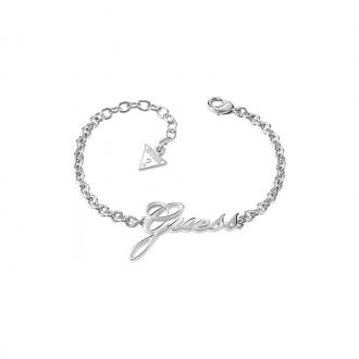 Bracelet Guess logo Guess en métal argenté UBB82066