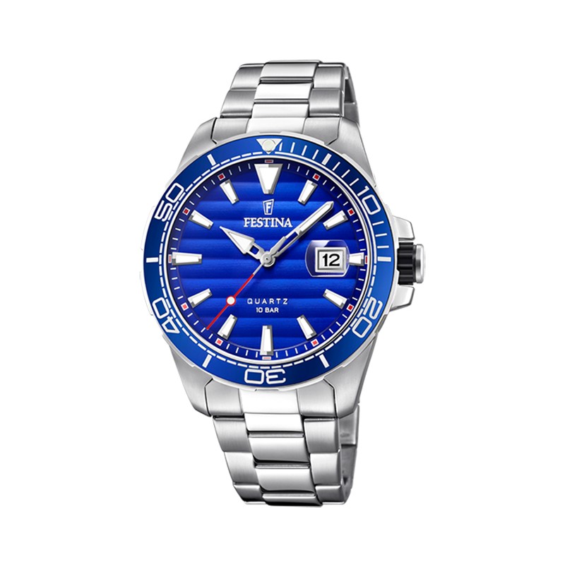 Montre Prestige Festina acier argent