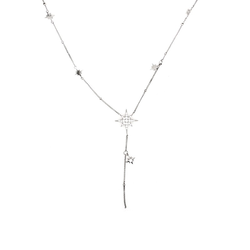 Collier en argent thème constellations J-JNY11651L