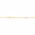 Bracelet en or 375/000 et perles de culture