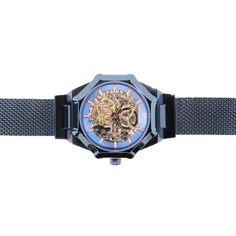 Montre Montignac collection M Automatique acier bleu MOW001