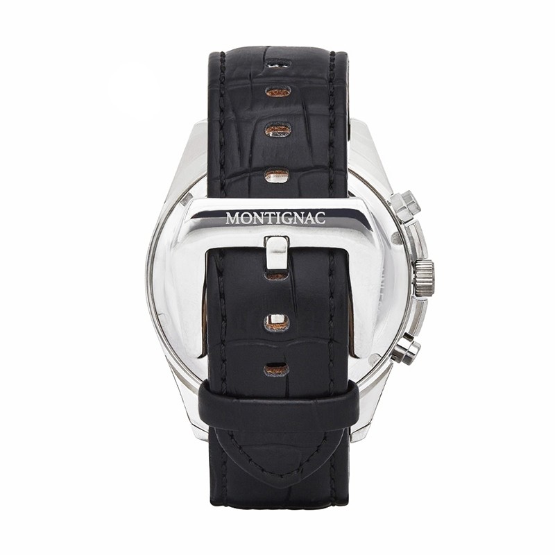  Montre MONTIGNAC Chronographe NEW Cuir 