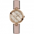 MONTRE GUESS DORE ROSE ET BRACELET CUIR ROSE