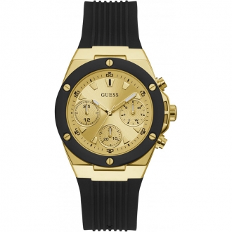 MONTRE GUESS COLLECTION ATHENA DOREE ET NOIRE