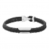 bracelet noir cuir tissé  Diesel