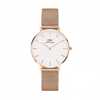 Montre Femme Daniel Wellington en acier doré rose