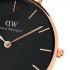 Montre Homme acier noir Daniel Wellington