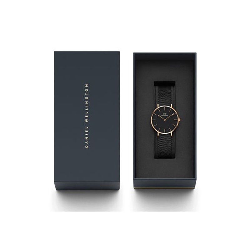 Montre Homme acier noir Daniel Wellington