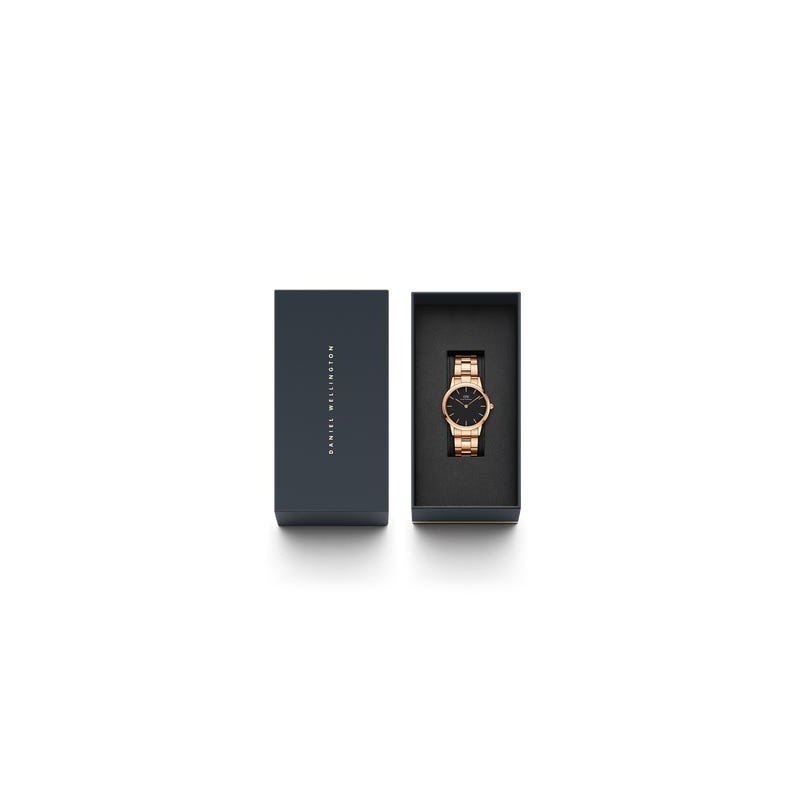 montre femme acier doré rose Daniel Wellington