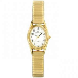 Montre femme Certus acier doré bracelet métal