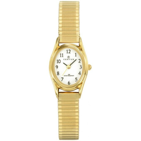 Montre femme Certus acier doré bracelet métal