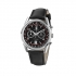 Montre Chronographe Lip homme acier argenté bracelet cuir 