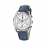 Montre chronographe Lip homme acier argenté bracelet cuir 