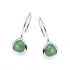 Boucles d'oreilles en argent 925/000 et pierre de lune