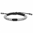 bracelet Phebus homme acier argenté