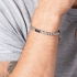 bracelet Phebus homme acier argenté