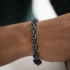 bracelet Phebus homme grain de café noir 