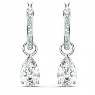 Boucles d'oreilles Attract swarovski argenté