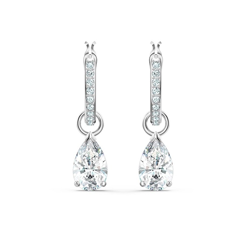 Boucles d'oreilles Attract swarovski argenté