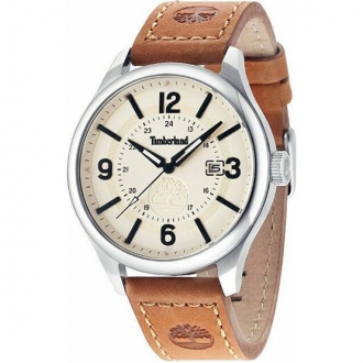 Montre Homme Timberland Blake cuir camel 