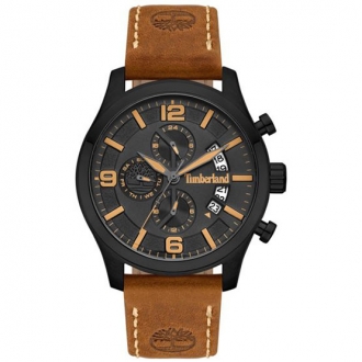 Montre Homme Timberland Blake cuir marron 