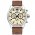 Montre Homme Timberland Ashmont cuir marron et beige clair