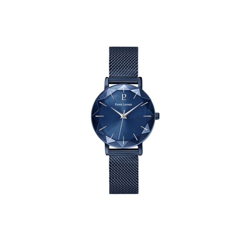 Montre Femme Pierre LANNIER en acier bleu