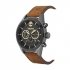 Montre Homme Timberland Ashmont cuir marron et acier anthracite