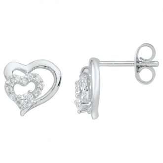 boucles d'oreilles argent femme Phebus 