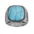 Bague Phebus Legend acier vintage