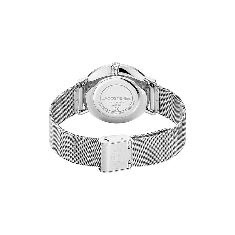 Montre Femme Lacoste MOON milanaise argentée et rosé