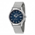 Montre Sector Homme bracelet milanais argenté et bleu 