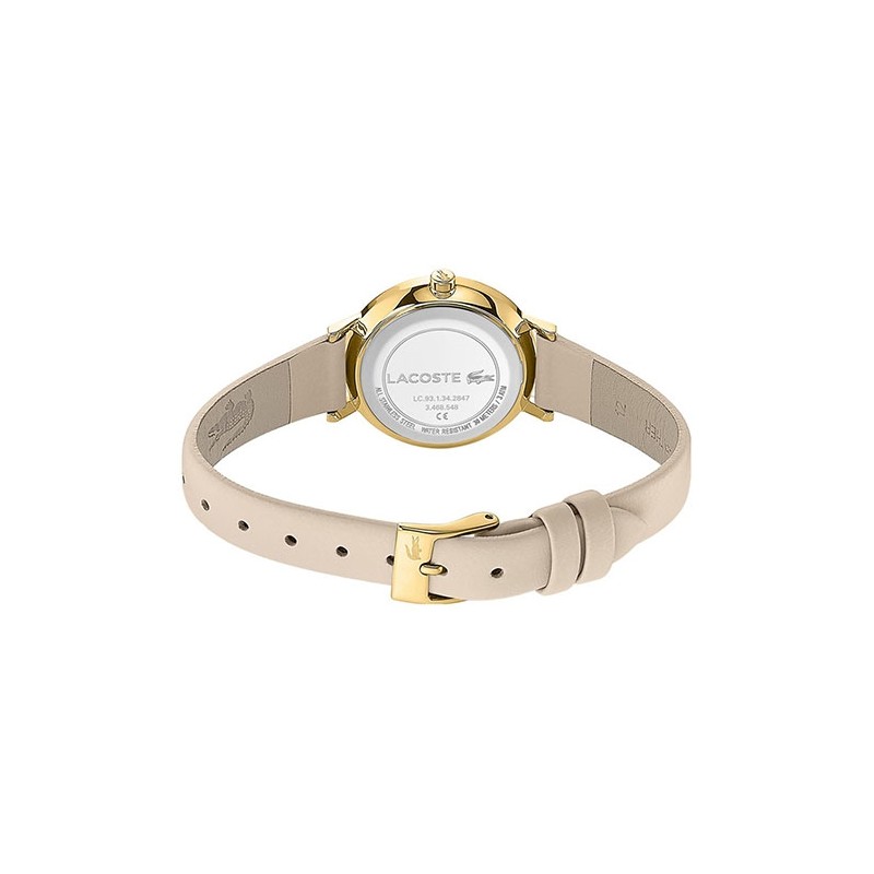 Montre Femme Lacoste mini MOON cuir rose