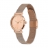 Montre Femme Lacoste Mini MOON milanaise dorée rose