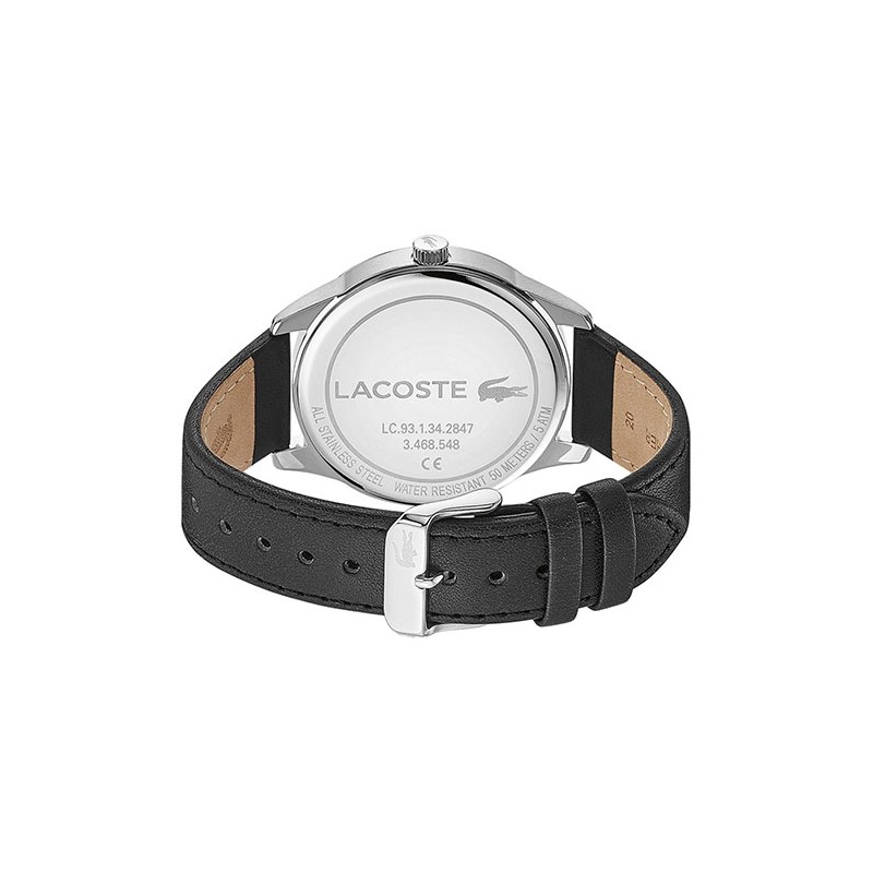 Montre Homme Lacoste Vienna en cuir noir