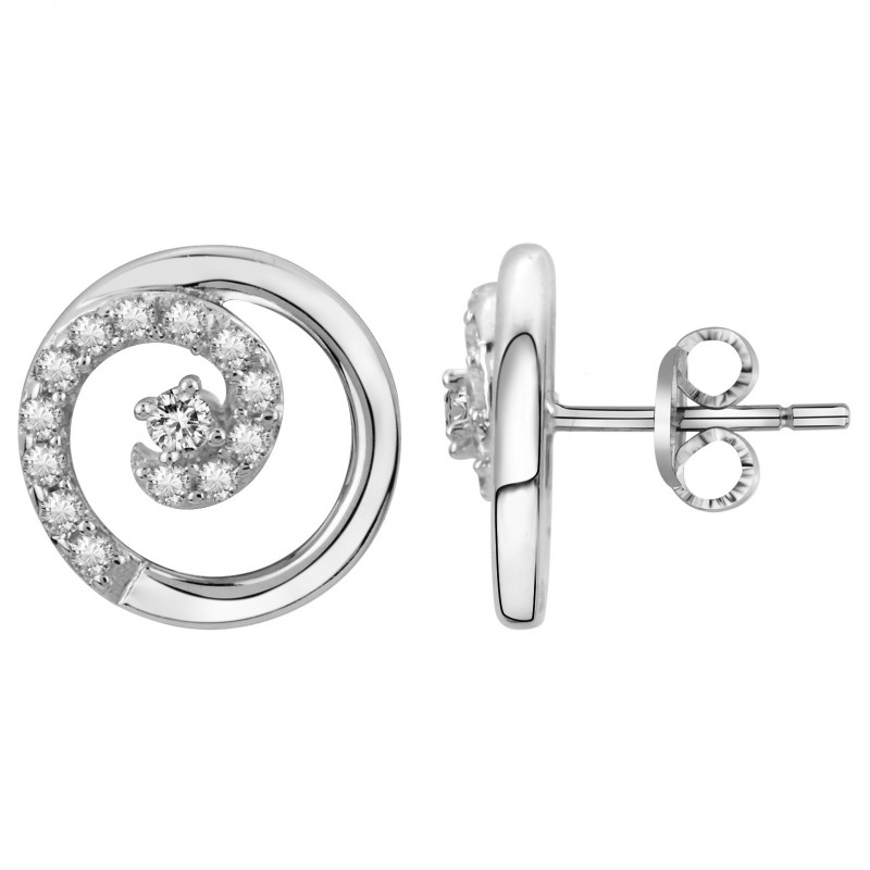 boucles d'oreilles argent femme Phebus 